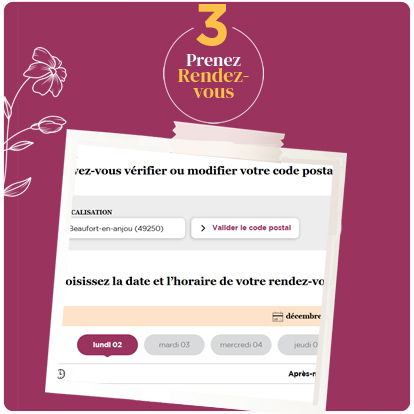 Prenez rendez-vous