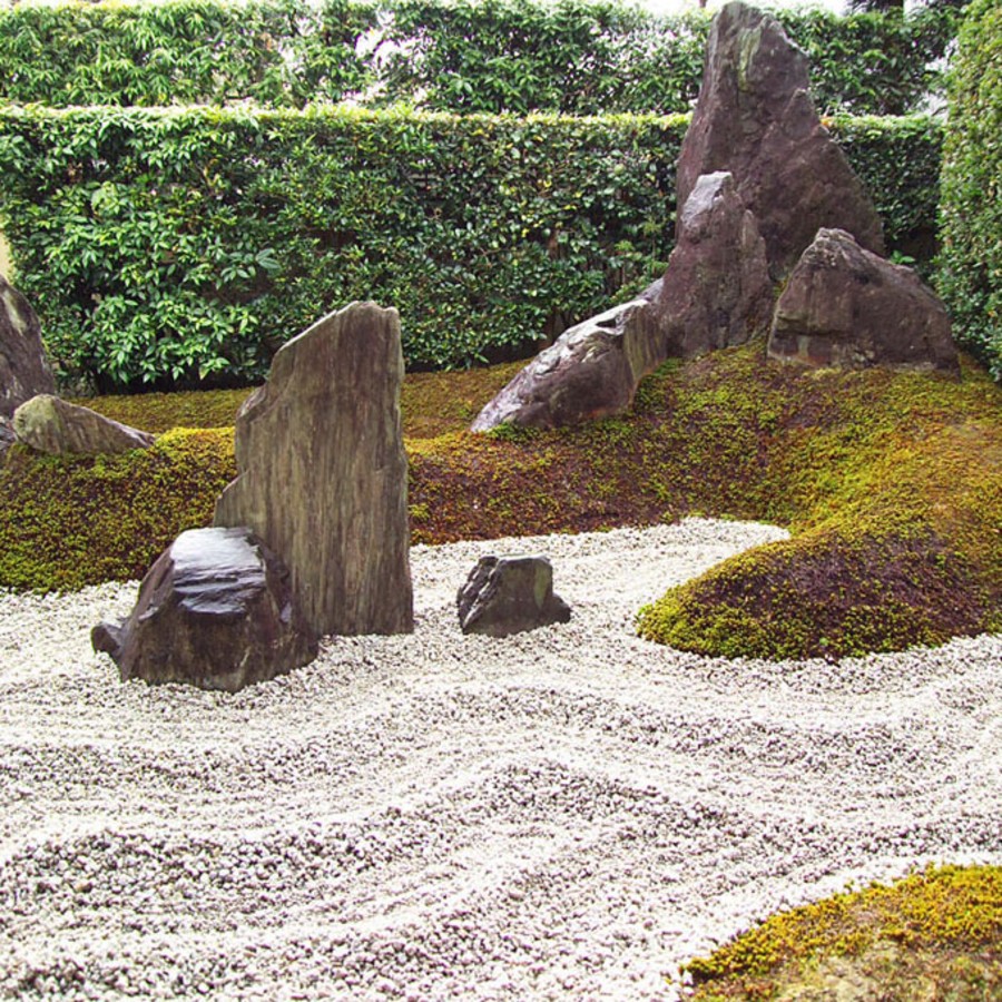 Minéraux jardin zen