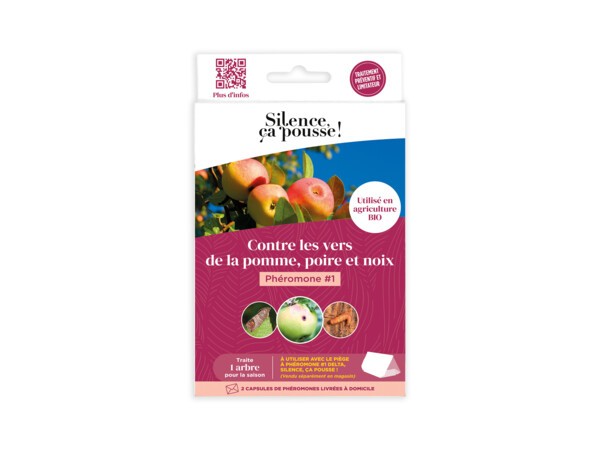 Phéromone #1 contre les vers de la pomme, poire et noix