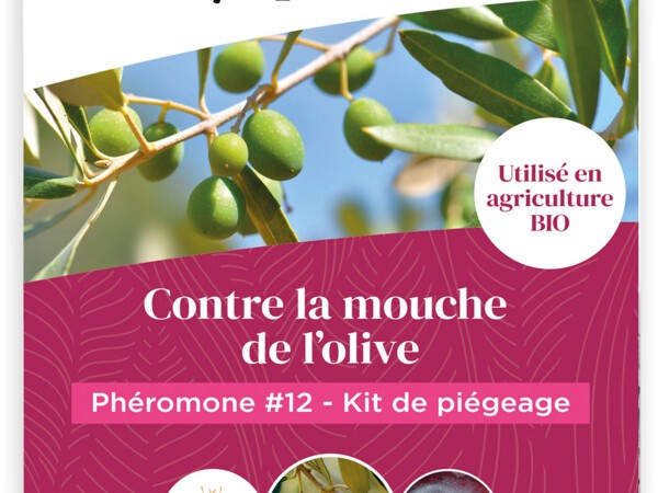Phéromone #12 contre la mouche de l'olive