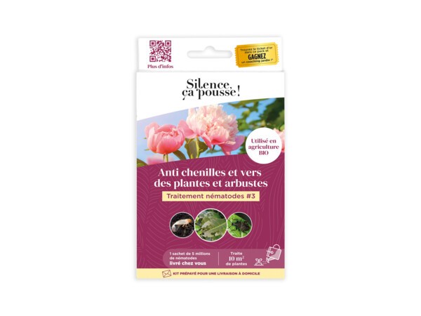 Traitement nématodes #3 Anti chenilles et vers des plantes et arbustes